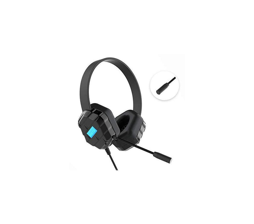 Gumdrop DropTech B1 Headsets - Stereo - Mini-phone - Wired - Over-the-head - Binaural - Circumaural - 6 ft Cable - Black