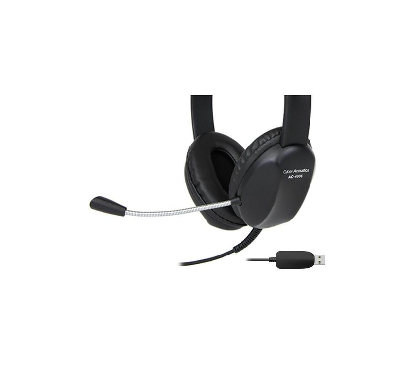 Cyber Acoustics Ac-4006 Usb Stereo Headset