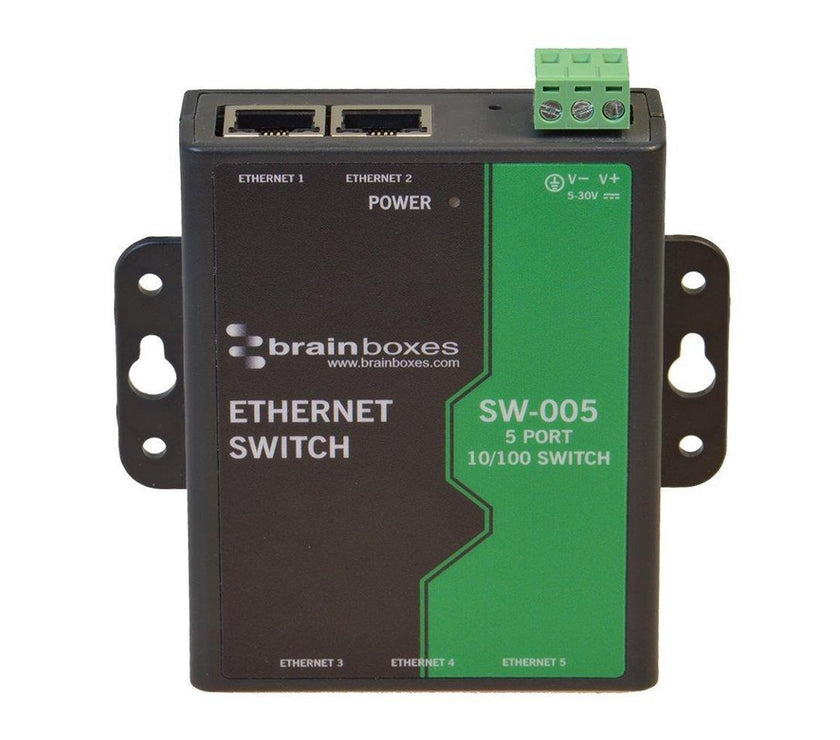 Brainboxes Unmanaged Ethernet Switch 5 Ports