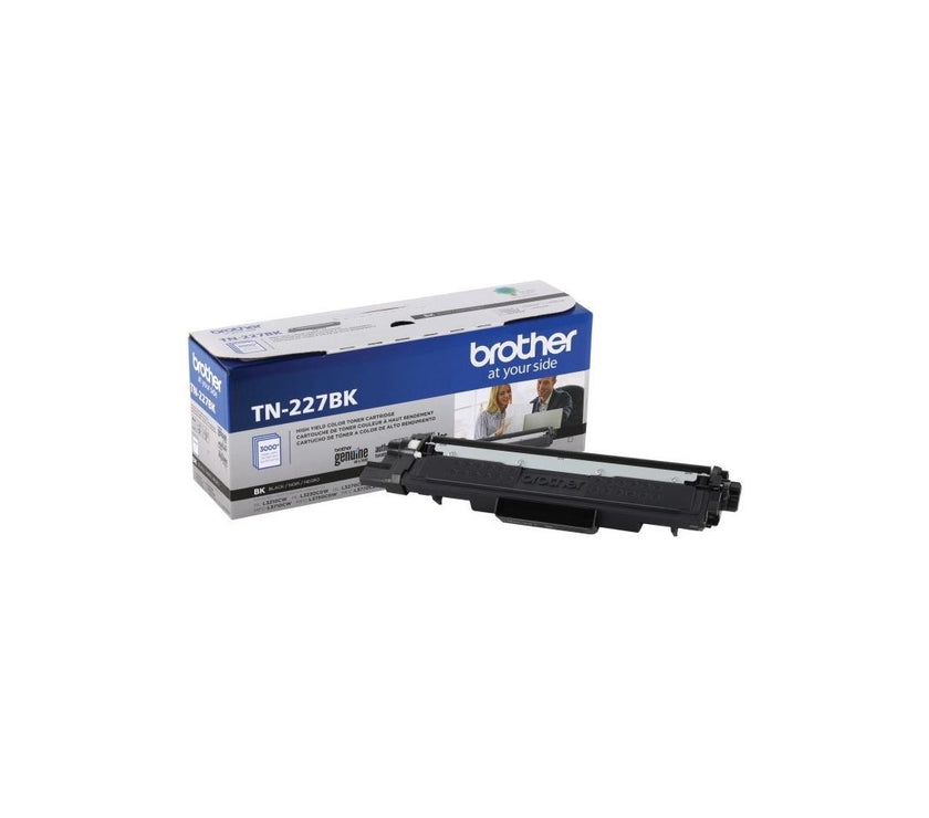 Brother International - TN227BK - Brother Genuine TN-227BK High Yield Black Toner Cartridge - Laser - High Yield - 3000 Pages