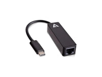 V7 Black Usb Video Adapter Usb-C Male To Rj45 Male