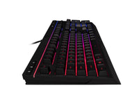 HyperX Alloy Core RGB - Membrane Gaming Keyboard, Comfortable Quiet Silent Keys with RGB LED Lighting Effects, Spill Resistant, Dedicated Media Keys, Compatible with Windows 10/8.1/8/7 - Black