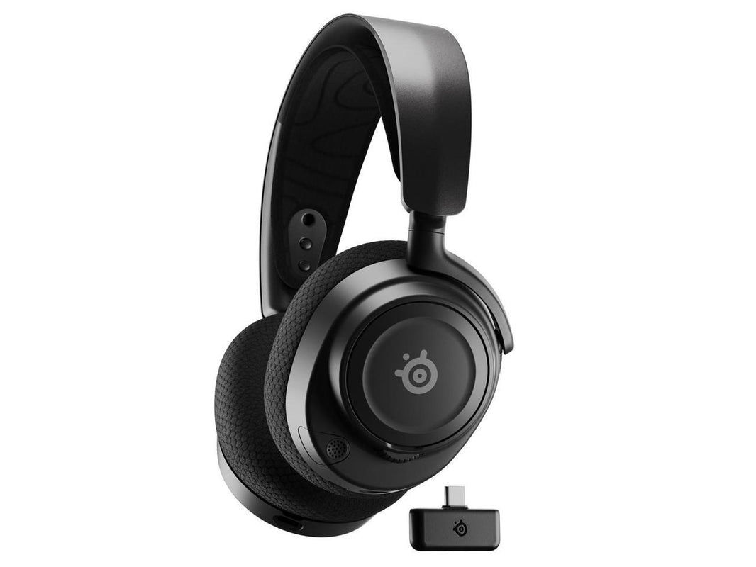 SteelSeries Arctis Nova 7 Wireless Multi-Platform Gaming Headset — Neodymium Magnetic Drivers — 2.4GHz + Mixable Bluetooth — 38Hr USB-C Battery — ClearCast Gen2 AI Mic — PC, PS5, Switch, VR, Mobile