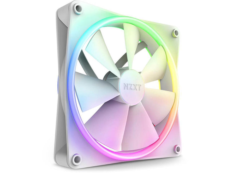 NZXT F140RGB Duo - 140mm Dual-sided RGB Fan - Single Pack (White)