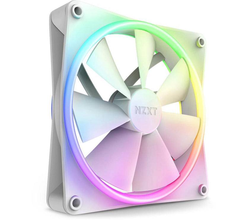 NZXT F140RGB Duo - 140mm Dual-sided RGB Fan - Single Pack (White)