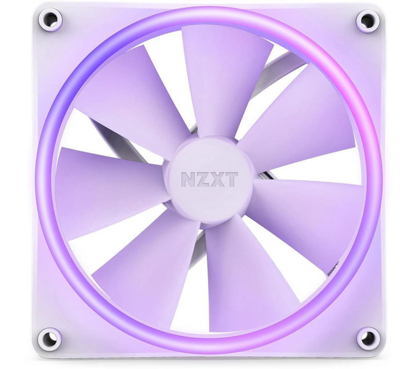 NZXT F140RGB Duo - 140mm Dual-sided RGB Fan - Single Pack (White)