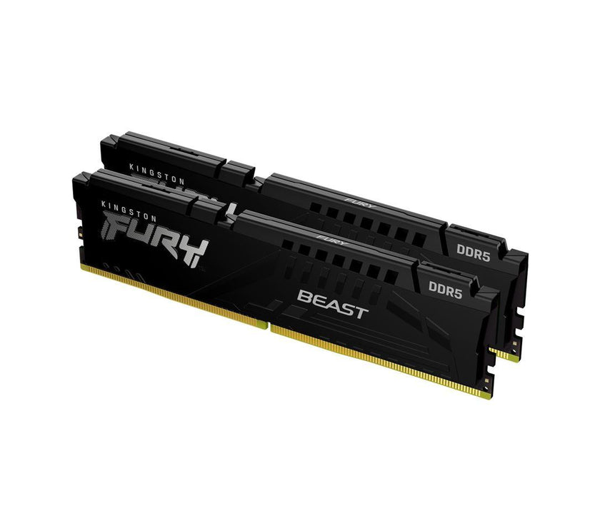 Kingston FURY Beast 64GB (2 x 32GB) 288-Pin PC RAM DDR5 5200 (PC5 41600) Memory (Desktop Memory) Model KF552C40BBK2-64