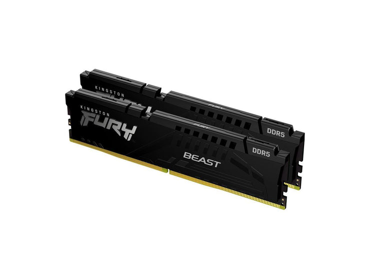 Kingston FURY Beast 64GB (2 x 32GB) 288-Pin PC RAM DDR5 5200 (PC5 41600) Memory (Desktop Memory) Model KF552C40BBK2-64