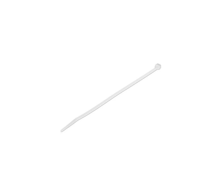 StarTech 100 Pack 8" White Large Nylon/Plastic Cable Ties TAA CBMZT8N