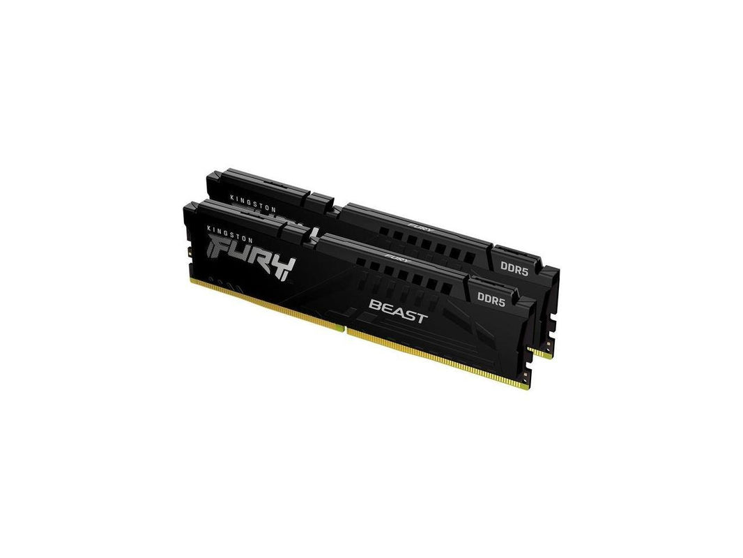 Kingston FURY Beast 64GB (2 x 32GB) 288-Pin PC RAM DDR5 5200 (PC5 41600) Memory (Desktop Memory) Model KF552C40BBK2-64