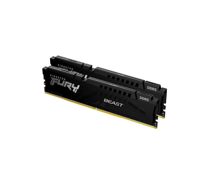 Kingston FURY Beast 64GB (2 x 32GB) 288-Pin PC RAM DDR5 5200 (PC5 41600) Memory (Desktop Memory) Model KF552C40BBK2-64
