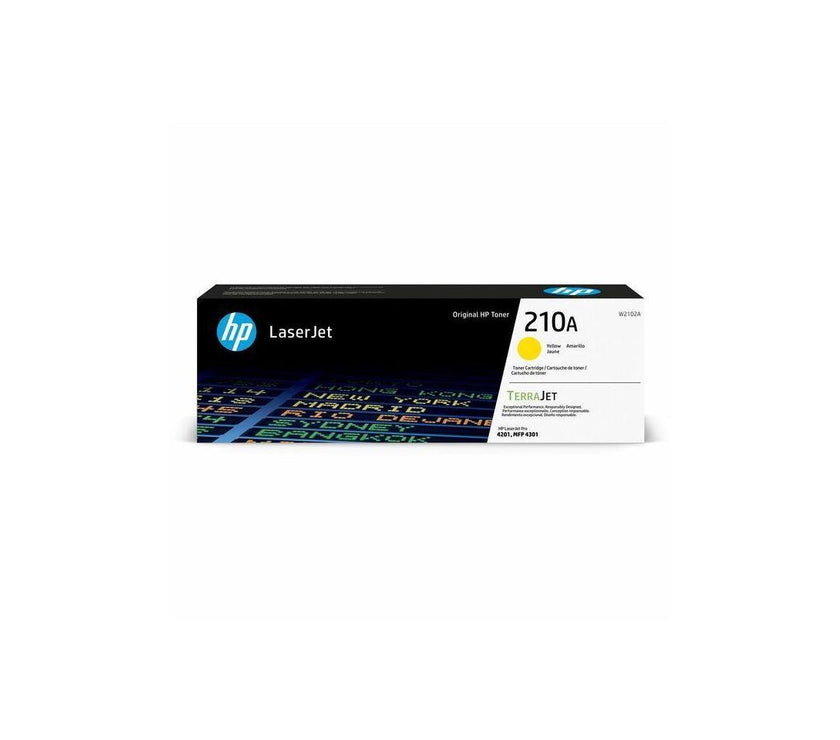 HP 210A Original Laser Toner Cartridge Yellow Pack W2102A