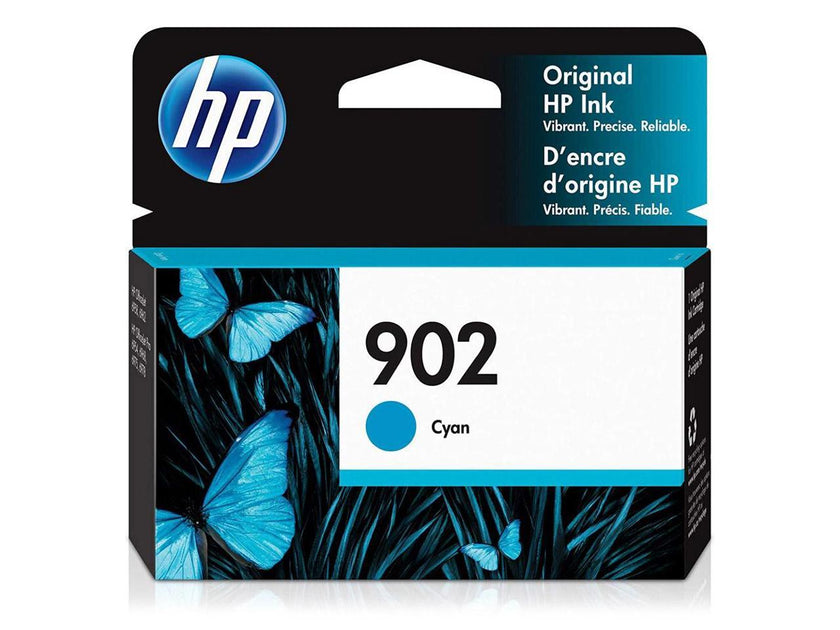 HP 902 Cyan Original Ink Cartridge, ~315 pages, T6L86AN#140