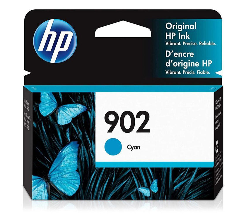 HP 902 Cyan Original Ink Cartridge, ~315 pages, T6L86AN#140