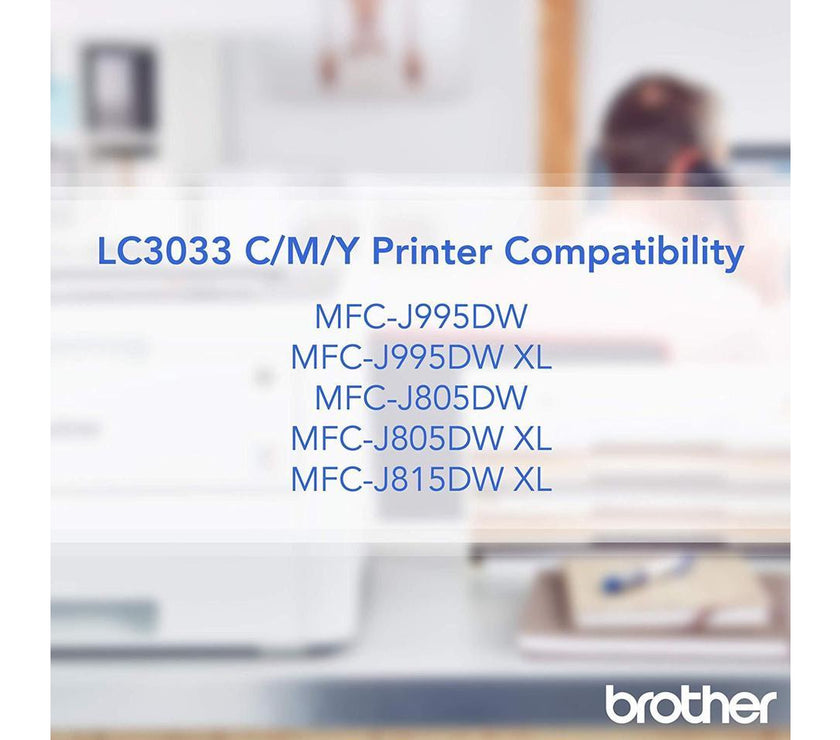 Brother LC30333PKS Super High Yield Ink Cartridge - Combo Pack - Cyan/Magenta/Yellow