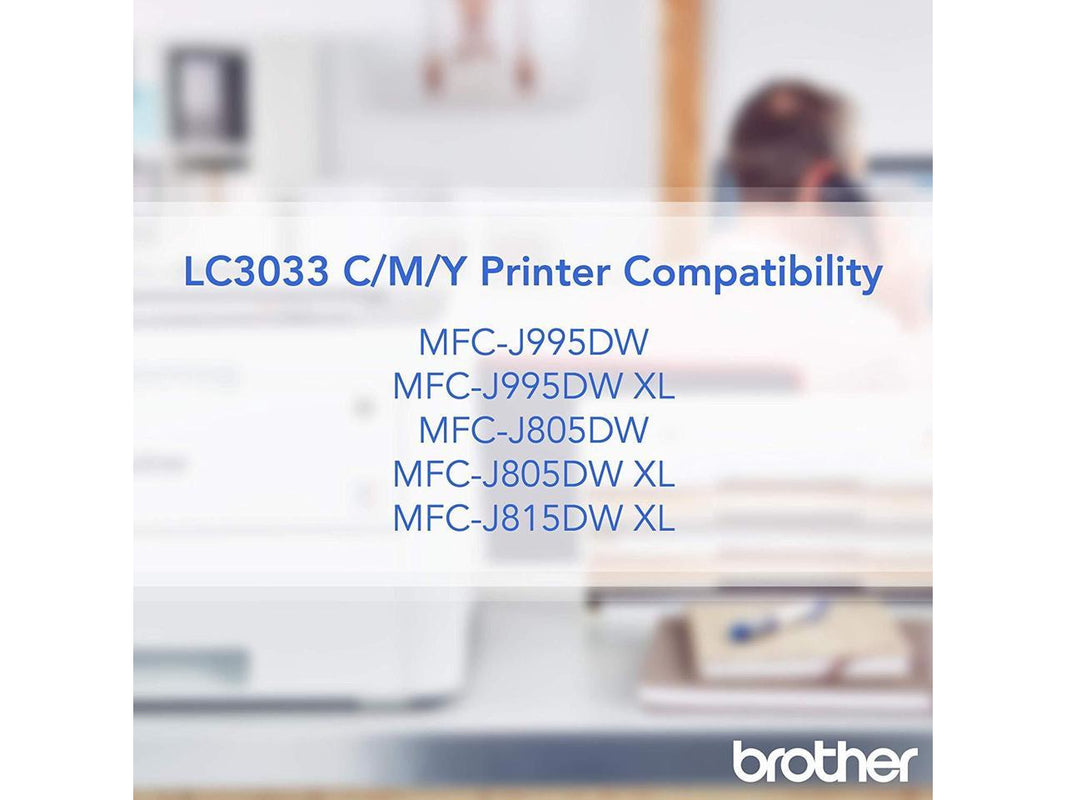 Brother LC30333PKS Super High Yield Ink Cartridge - Combo Pack - Cyan/Magenta/Yellow