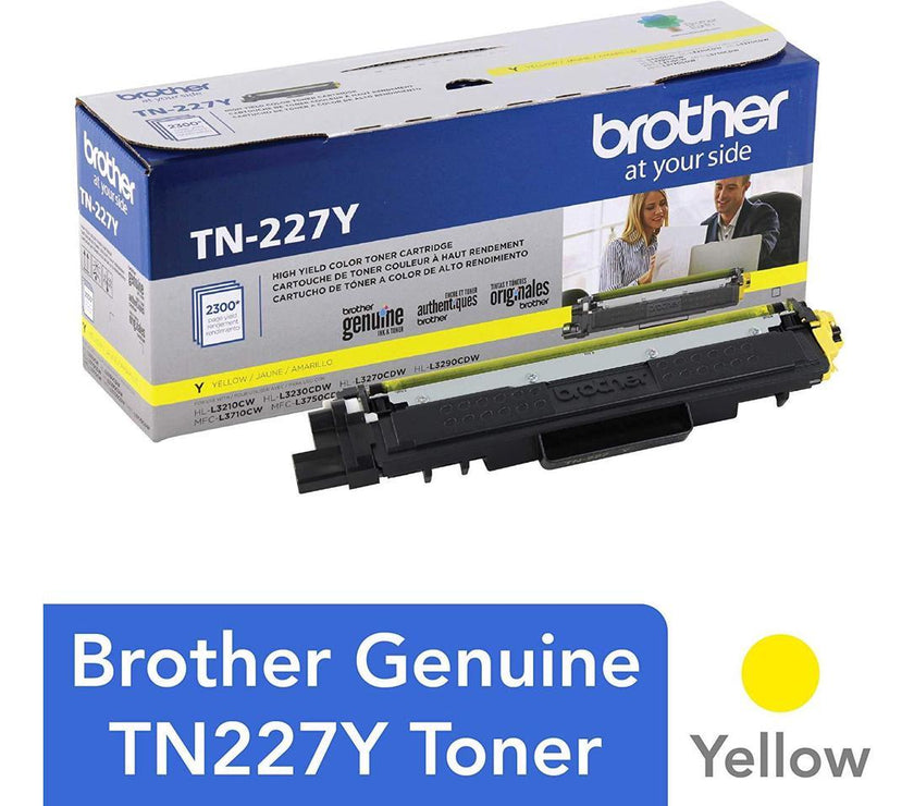 Brother TN227Y High Yield Toner Cartridge - Yellow