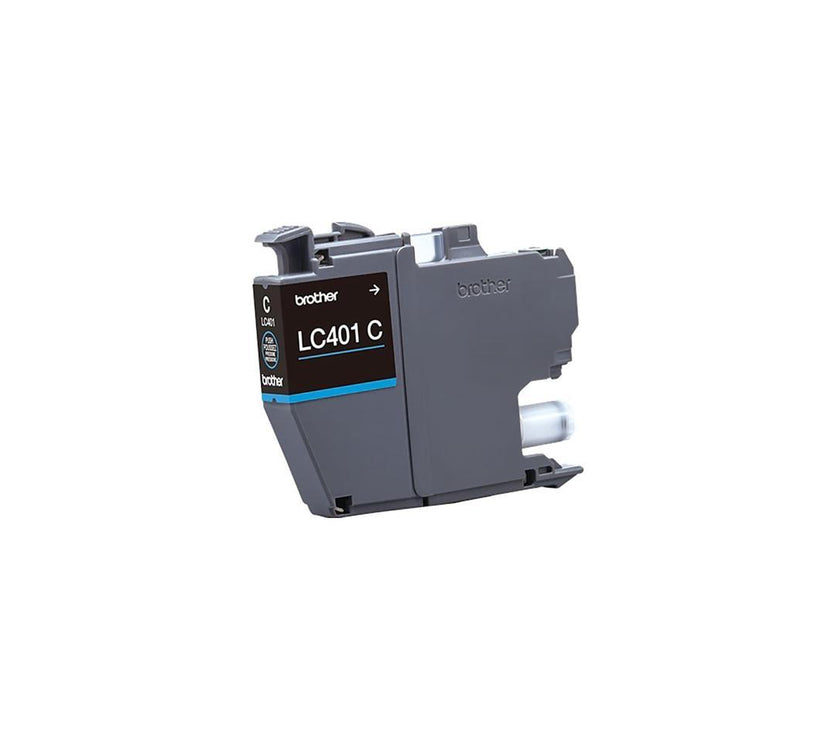 Brother LC401 Cyan Standard Yield Ink Cartridge Prints Up to 200 Pages (LC401CS)