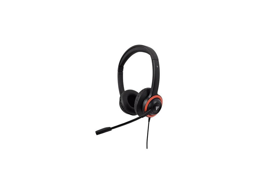 V7 USB HEADSET W/BOOM MIC EDU