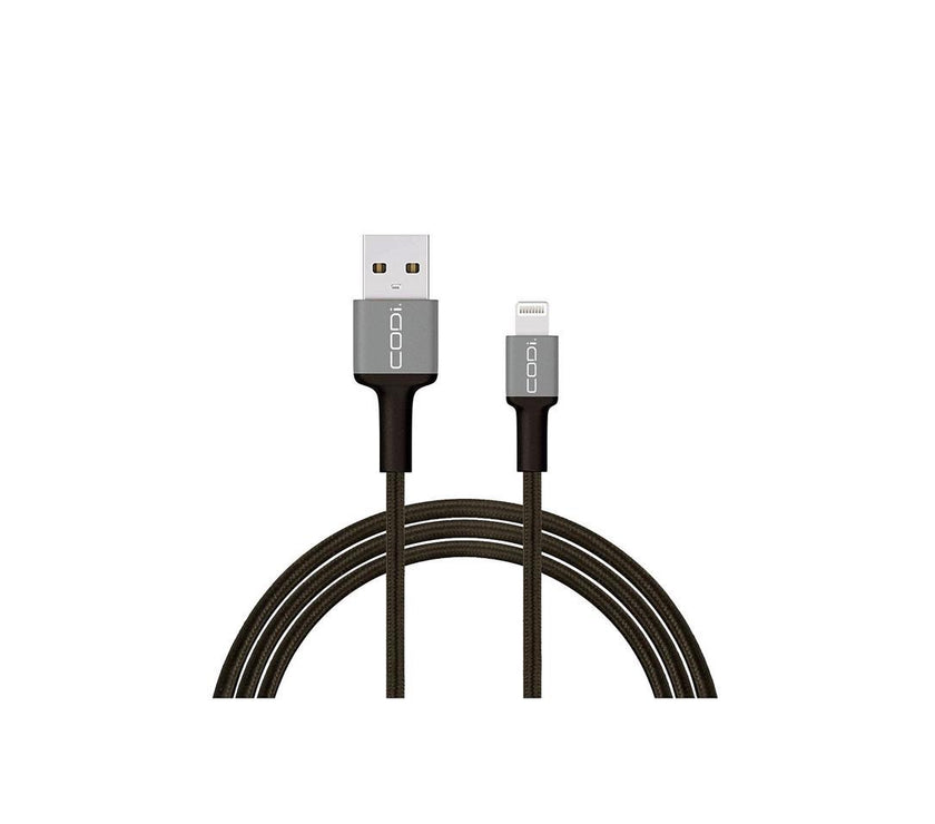 Codi 6' Braided Nylon USB-A to MFI Lightning Charge & Sync Cable A01070