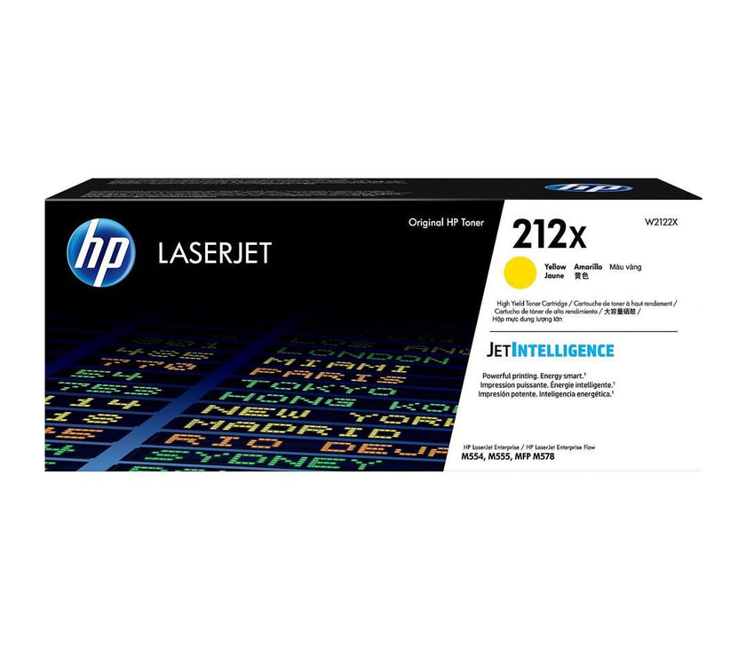 HP 212X W2122X Toner Cartridge High Yield Yellow