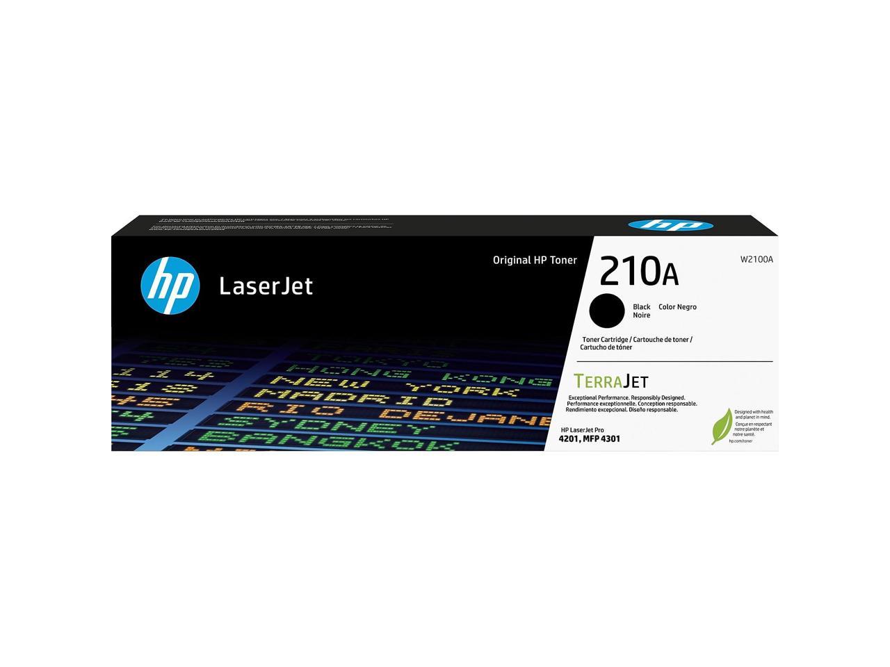 HP 210A Original Laser Toner Cartridge Black Pack W2100A