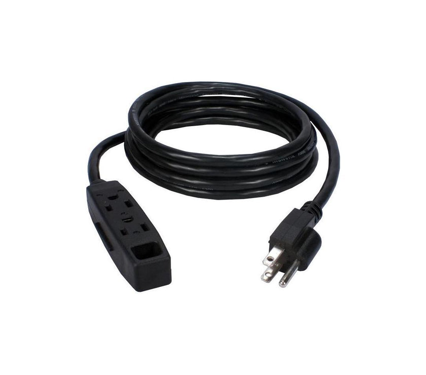 QVS PC3PX-15 3 Outlets Power Strip 125V Input Voltage 15 ft. Cord Length