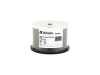 Verbatim 95213 Verbatim DVD+RW 4.7GB 4X DataLifePlus White Inkjet Printable - 50pk Spindle - 4.7GB - 50 Pack