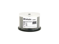 Verbatim 95213 Verbatim DVD+RW 4.7GB 4X DataLifePlus White Inkjet Printable - 50pk Spindle - 4.7GB - 50 Pack