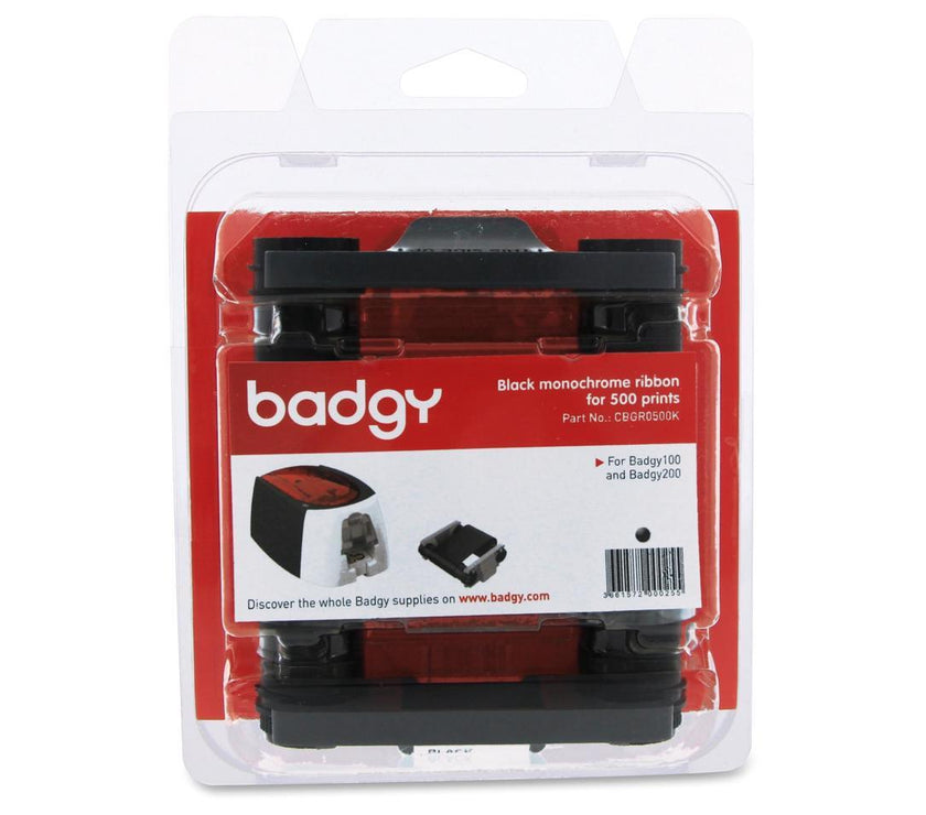 Evolis Badgy100 & 200 Black Ribbon