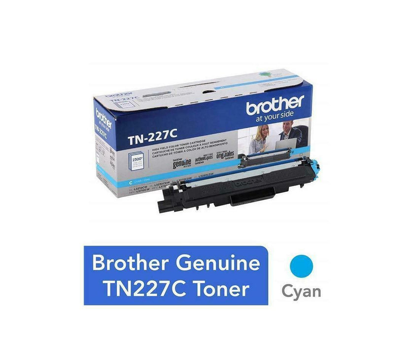 Brother TN227C High Yield Toner Cartridge - Cyan