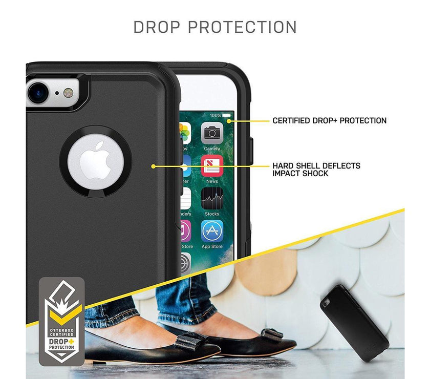 Otterbox 77-56650 Cummuter Series Case for iPhone SE (2nd gen) and iPhone 8/7, Black