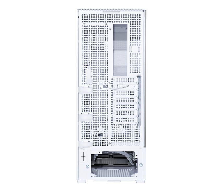 LIAN LI SUP01 White  Steel / Tempered Glass ATX Mid Tower Computer Case ----SUP01W