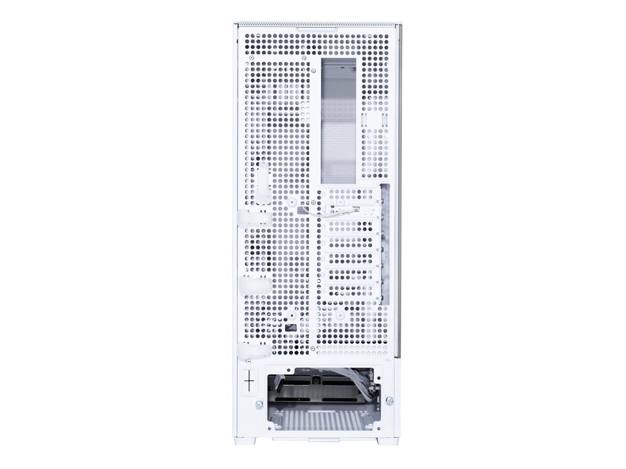 LIAN LI SUP01 White  Steel / Tempered Glass ATX Mid Tower Computer Case ----SUP01W