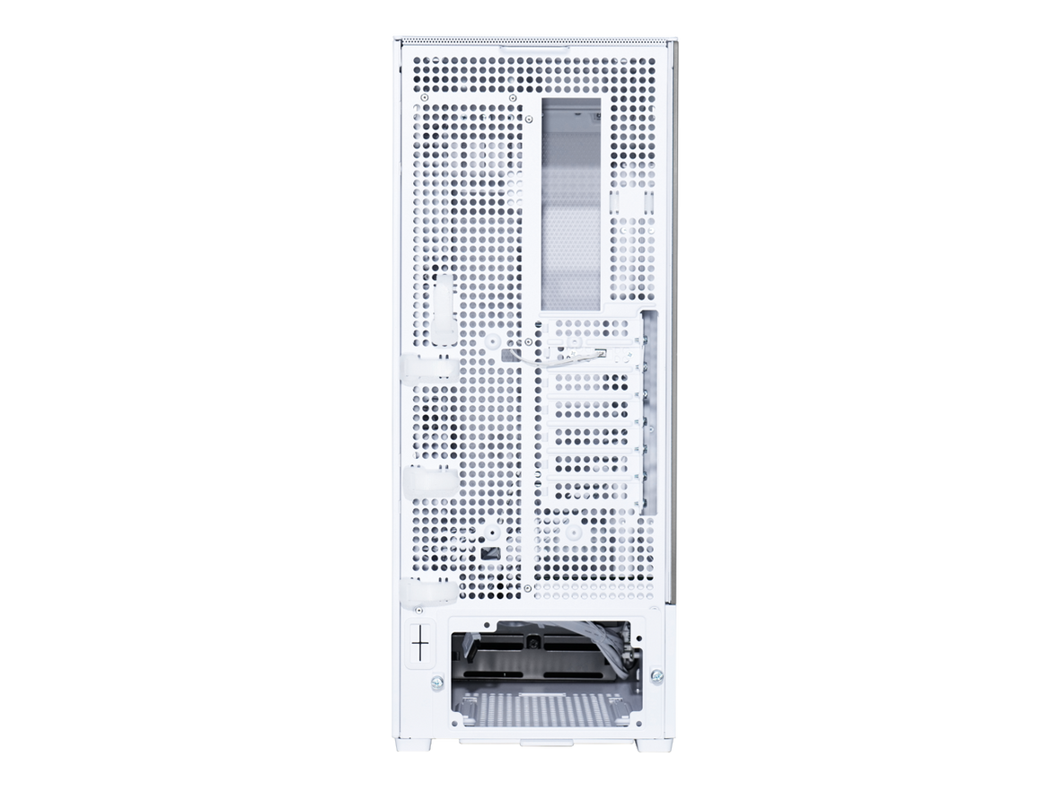 LIAN LI SUP01 White  Steel / Tempered Glass ATX Mid Tower Computer Case ----SUP01W