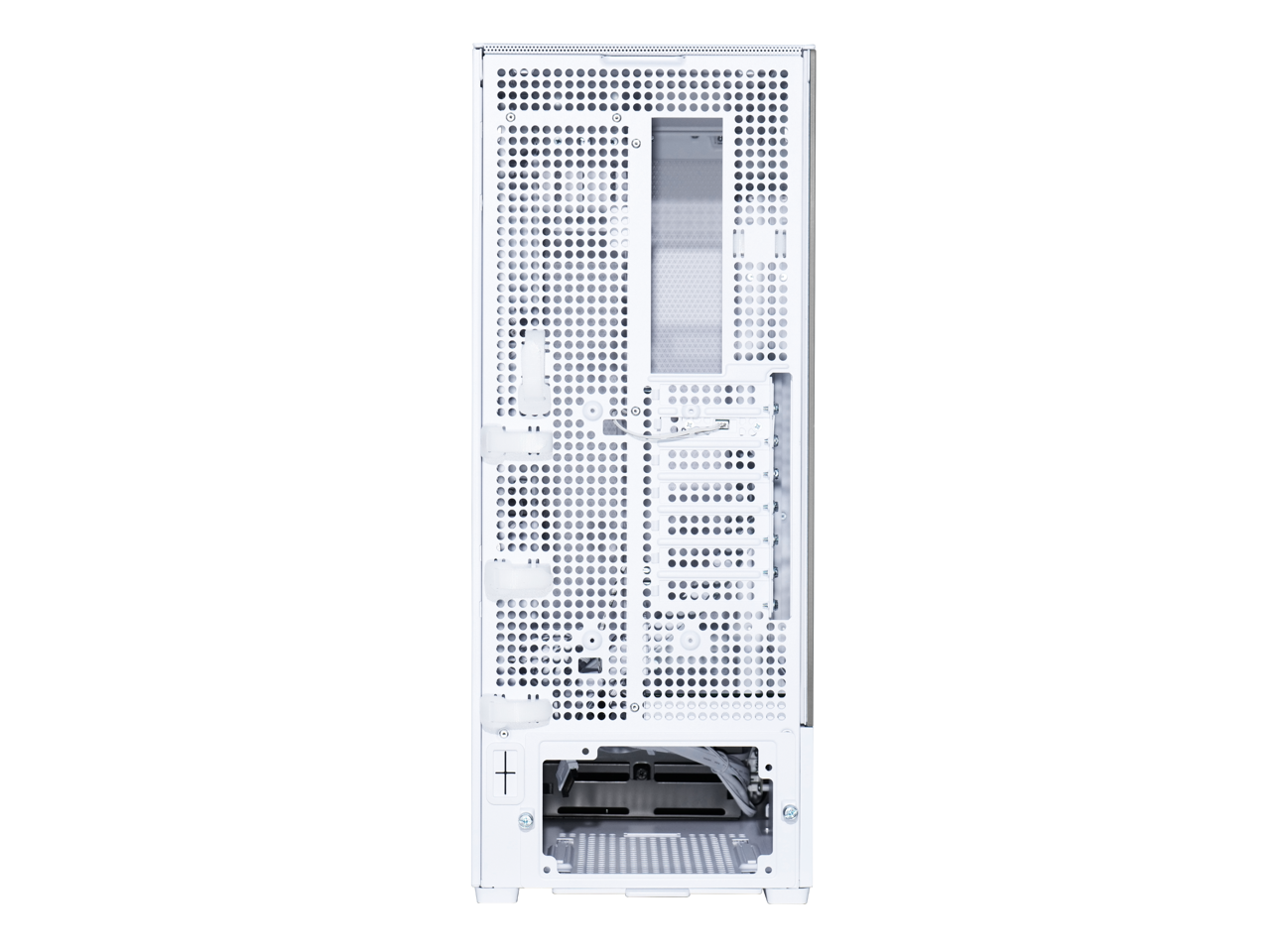 LIAN LI SUP01 White  Steel / Tempered Glass ATX Mid Tower Computer Case ----SUP01W