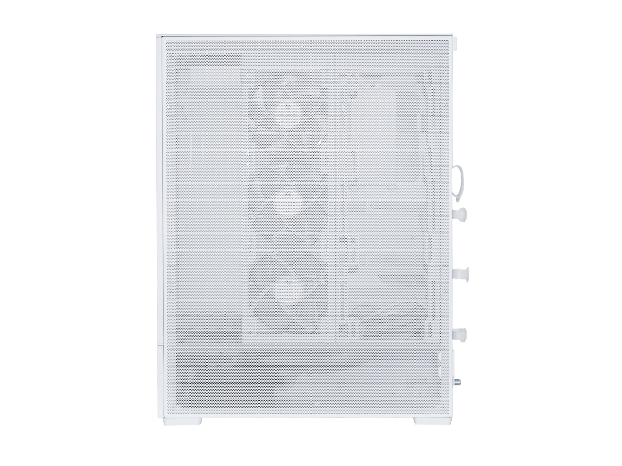 LIAN LI SUP01 White  Steel / Tempered Glass ATX Mid Tower Computer Case ----SUP01W