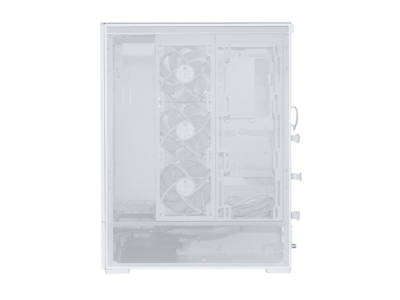 LIAN LI SUP01 White  Steel / Tempered Glass ATX Mid Tower Computer Case ----SUP01W
