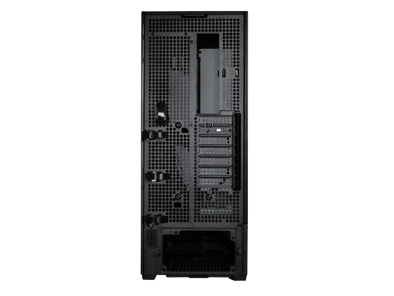 LIAN LI SUP01 Black Steel / Tempered Glass ATX Mid Tower Computer Case ----SUP01X