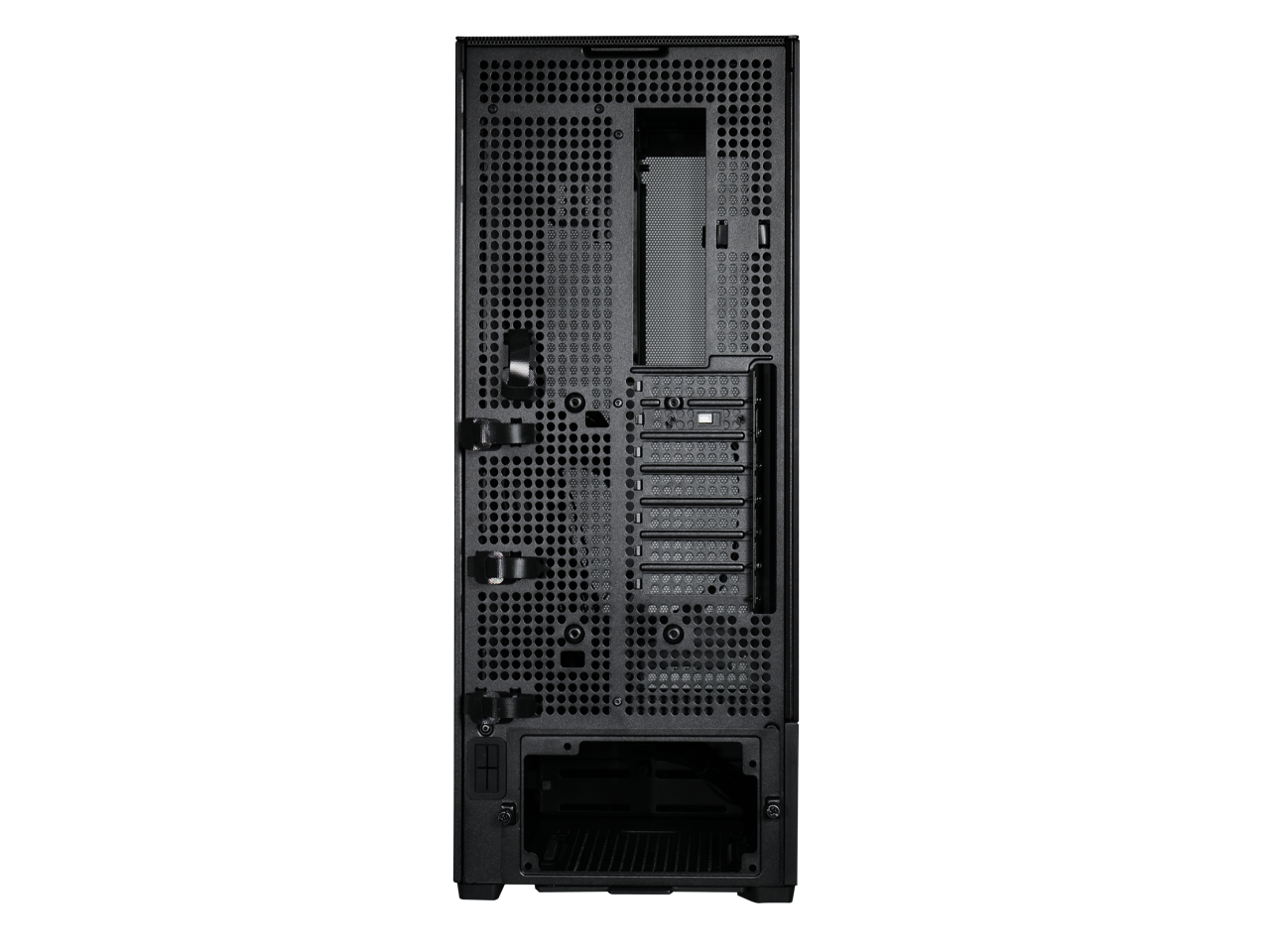LIAN LI SUP01 Black Steel / Tempered Glass ATX Mid Tower Computer Case ----SUP01X