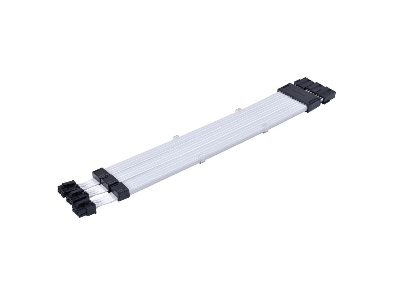 Lian Li Strimer Wireless 3x8-Pin (PW12-1W) - Addressable RGB Power Cable - 2.4 GHz Wireless Control with 410mm; 16.14 Inch length - Light Guides - Wireless Controller NOT Included & Required