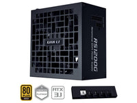 Lian Li RS 1200W Rotational Shift Fully Modular ATX Power Supply (W/ USB Fan Hub) 90 AC Inlet, Cybenetics Platinum, 80+ Gold, ATX 3.1, PCIe 5.1, 12V-26 Cable, 10 Year Warranty, Black (RS1200G.BH)