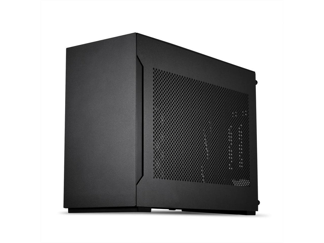 Lian Li A4-H2O Mini-ITX PC Case, Triple-Slot Mount GPU, Aluminum Exterior & SPCC Steel Interior, 240mm AIO, SFX Sandwich Layout, PCIe 5.0, Supports SFX/SFX-L PSU - (A4-H2OX5 Black )