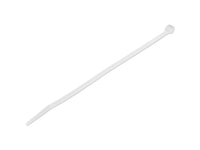 StarTech 100 Pack 8" White Large Nylon/Plastic Cable Ties TAA CBMZT8N