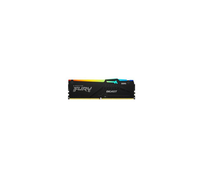 Kingston FURY Beast RGB 64GB (2 x 32GB) 288-Pin PC RAM DDR5 5200 (PC5 41600) Memory (Notebook Memory) Model KF552C40BBAK2-64