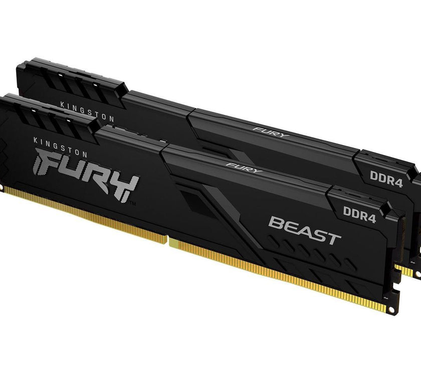 Kingston FURY Beast 32GB (2 x 16GB) 288-Pin PC RAM DDR4 3200 (PC4 25600) Memory (Desktop Memory) Model KF432C16BBK2/32