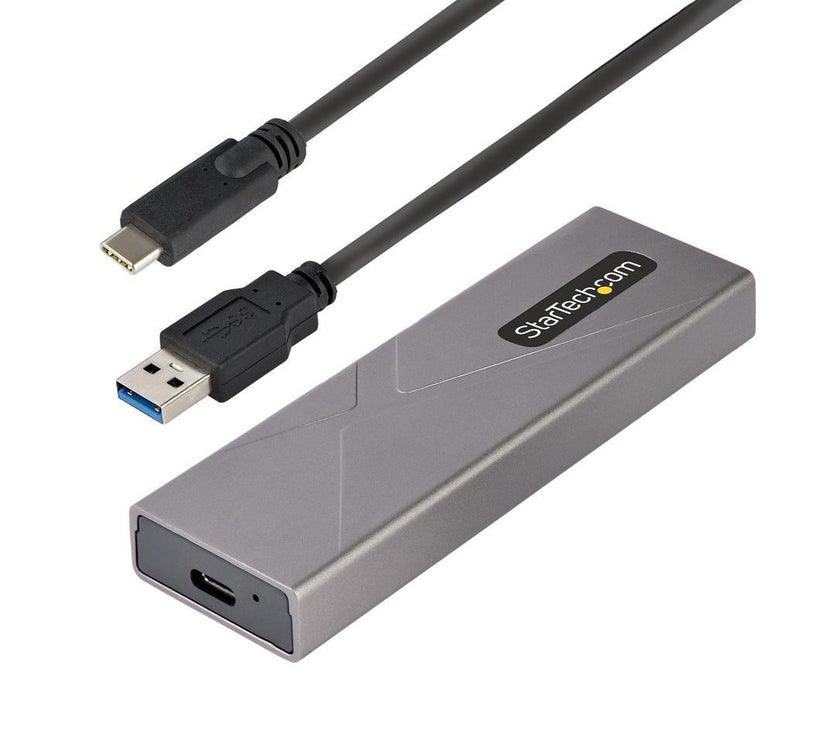 StarTech USB-C 10Gbps to M.2 NVMe or M.2 SATA SSD Enclosure M2USBCNVMESATA