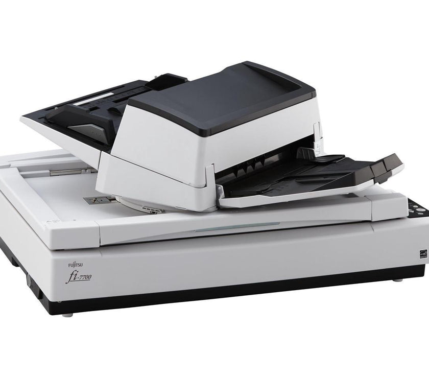 Ricoh fi-7700 PA03740-B005 Duplex 600 DPI x 600 DPI Production-class ADF + Flatbed document scanner