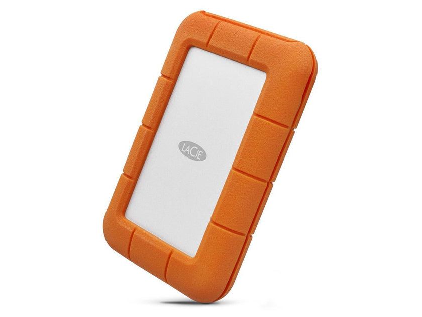 LaCie Rugged Secure USB-C 2TB All-Terrain Encrypted Portable Hard Drive Model STFR2000403