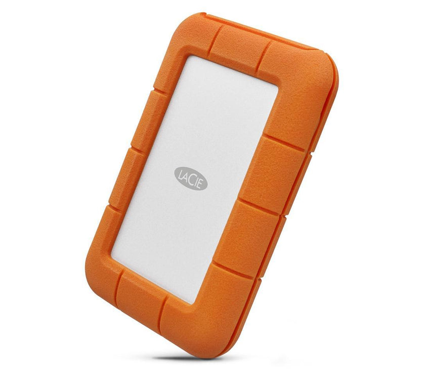 LaCie Rugged Secure USB-C 2TB All-Terrain Encrypted Portable Hard Drive Model STFR2000403